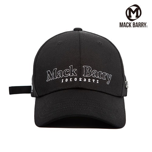 MACK NUMBER CURVE CAP BLACK